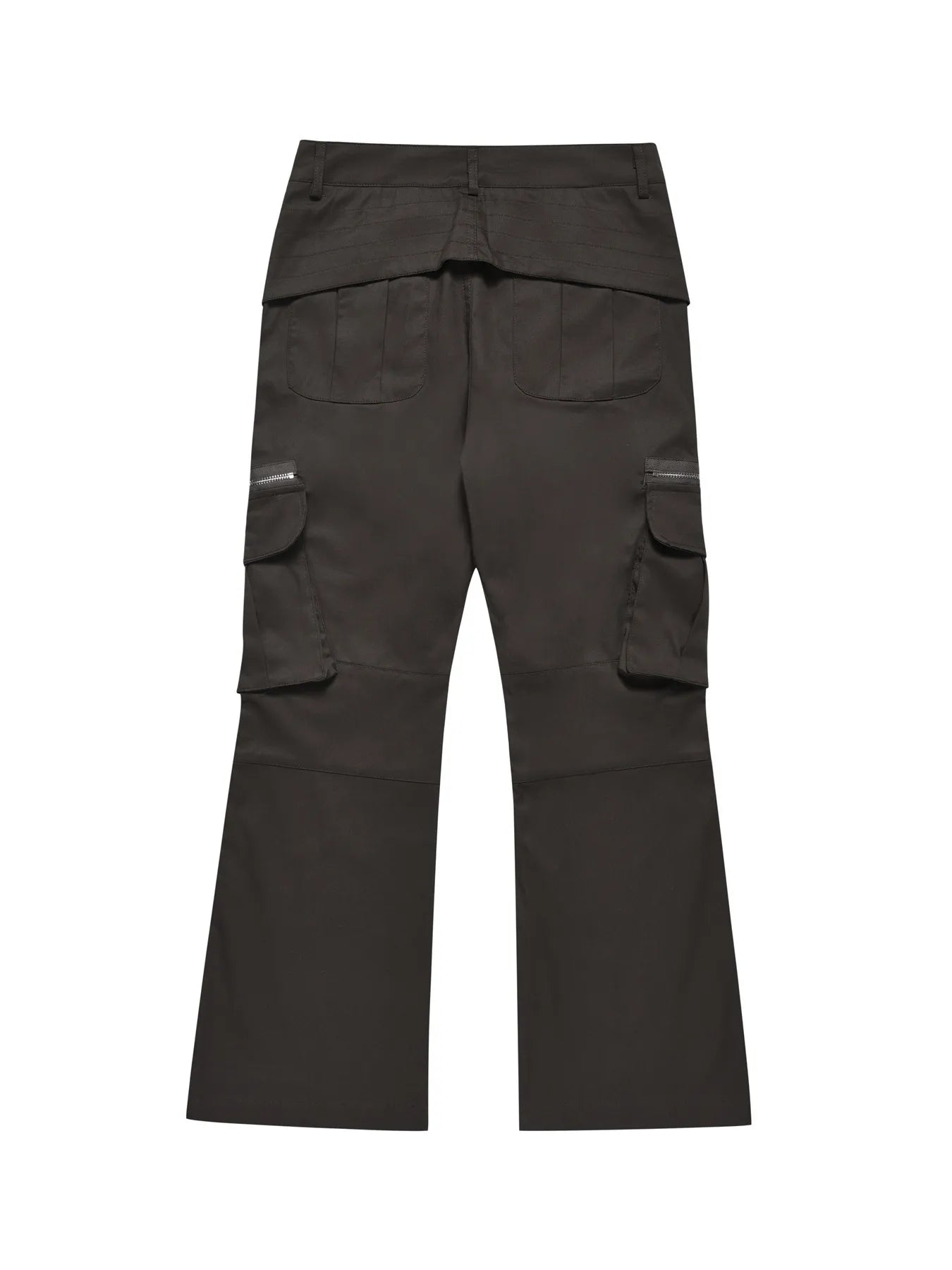 Men's Multi-Pocket Flared Cargo Pants - Velora Luxury Fashion