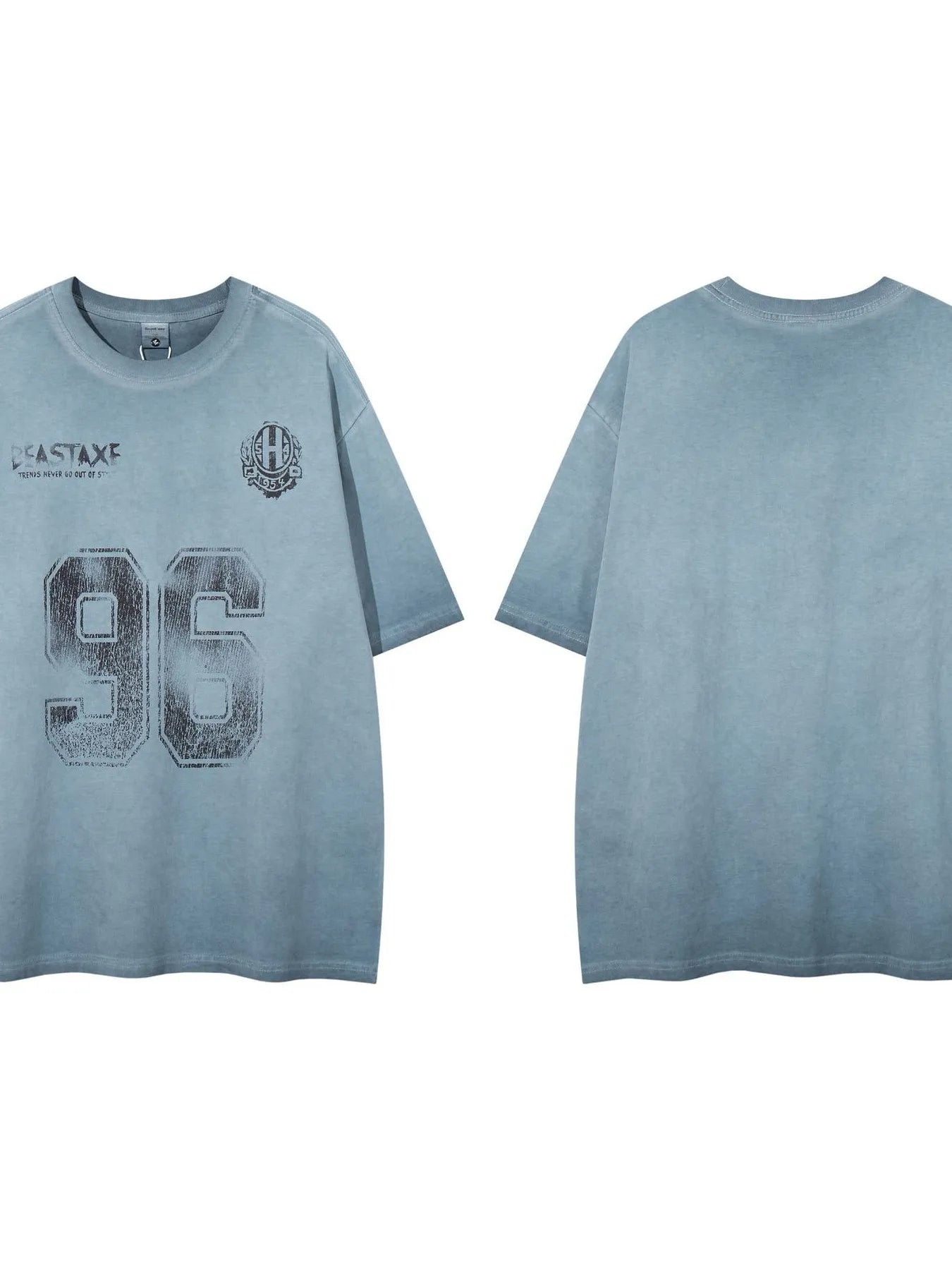 Men's Number 96 Round Neck T-Shirt - Velora Luxury Fashion