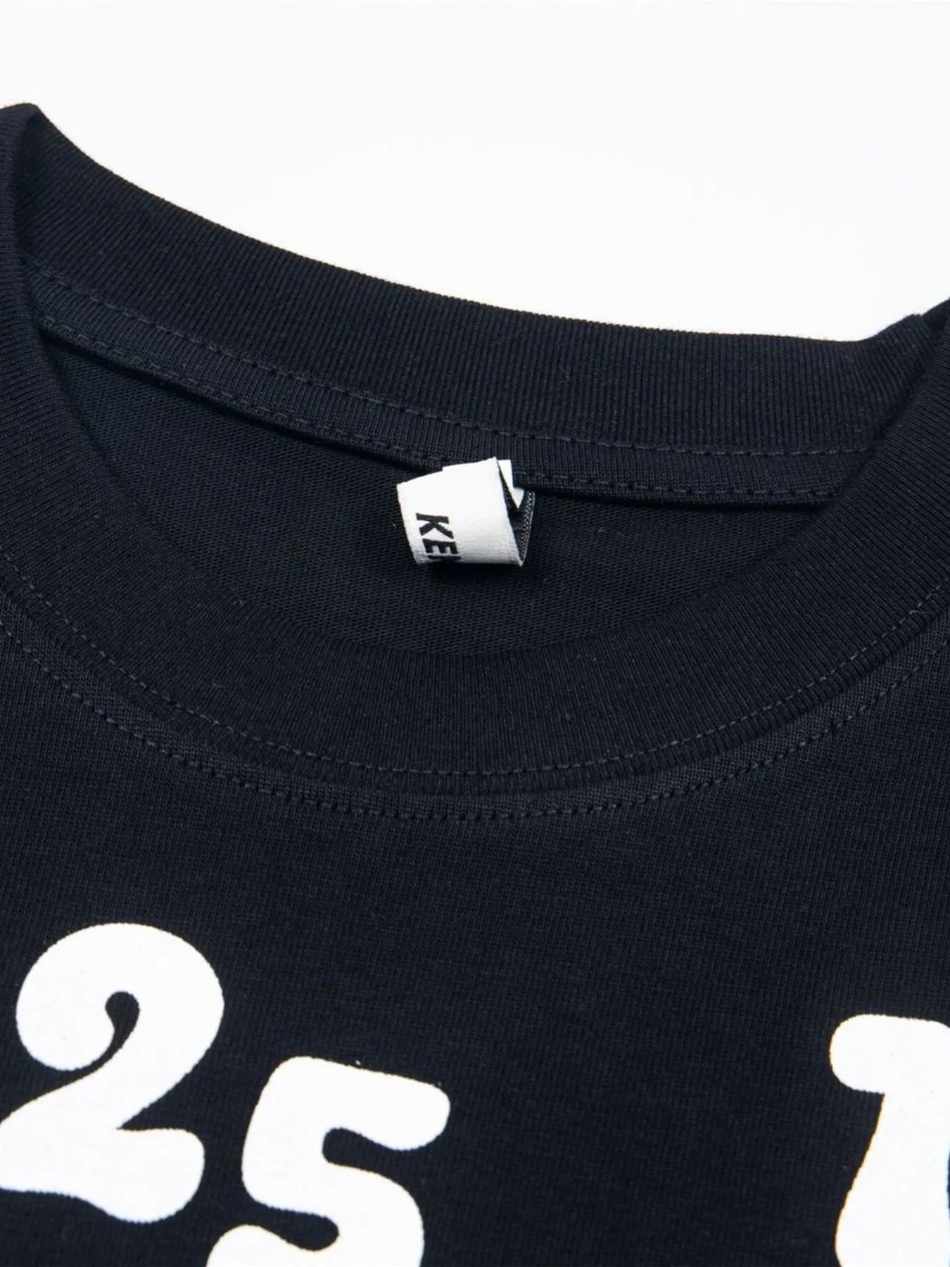 Men's Number Print Short Sleeve Oversized T-Shirt - Velora Luxury Fashion