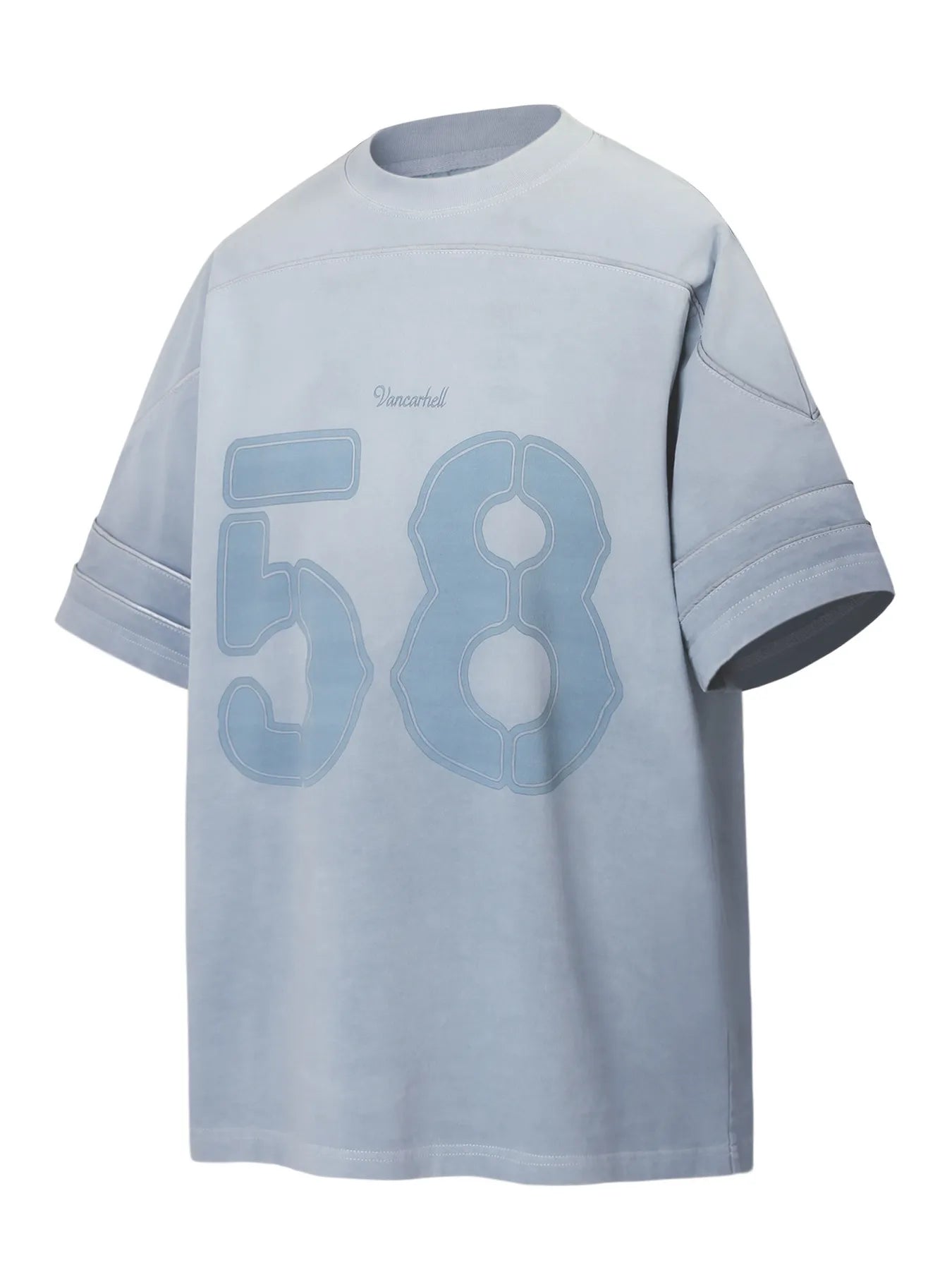 Men's Oversized Number 58 Graphic T-Shirt - Velora Luxury Fashion
