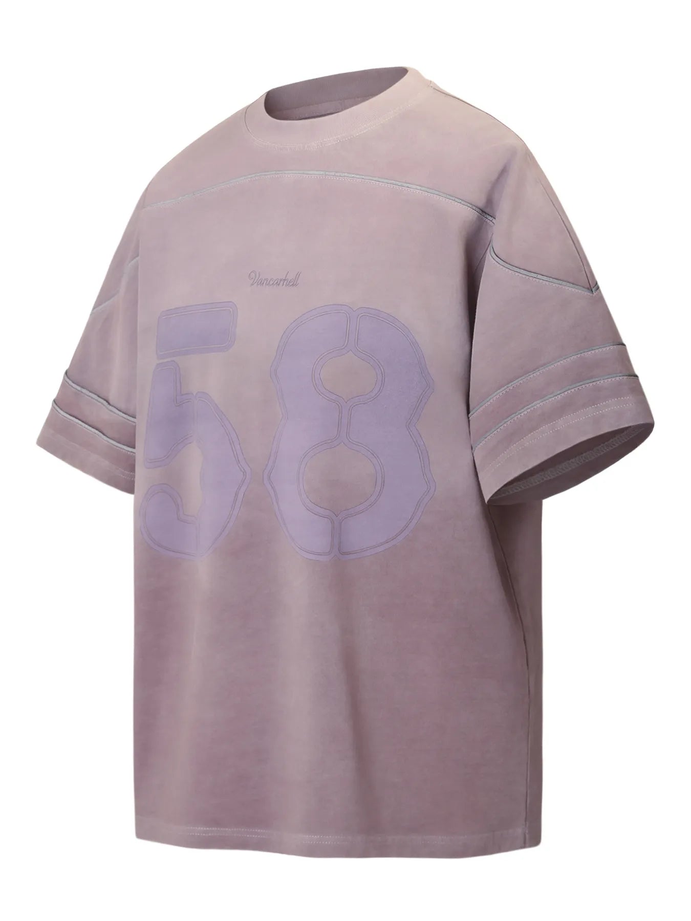 Men's Oversized Number 58 Graphic T-Shirt - Velora Luxury Fashion
