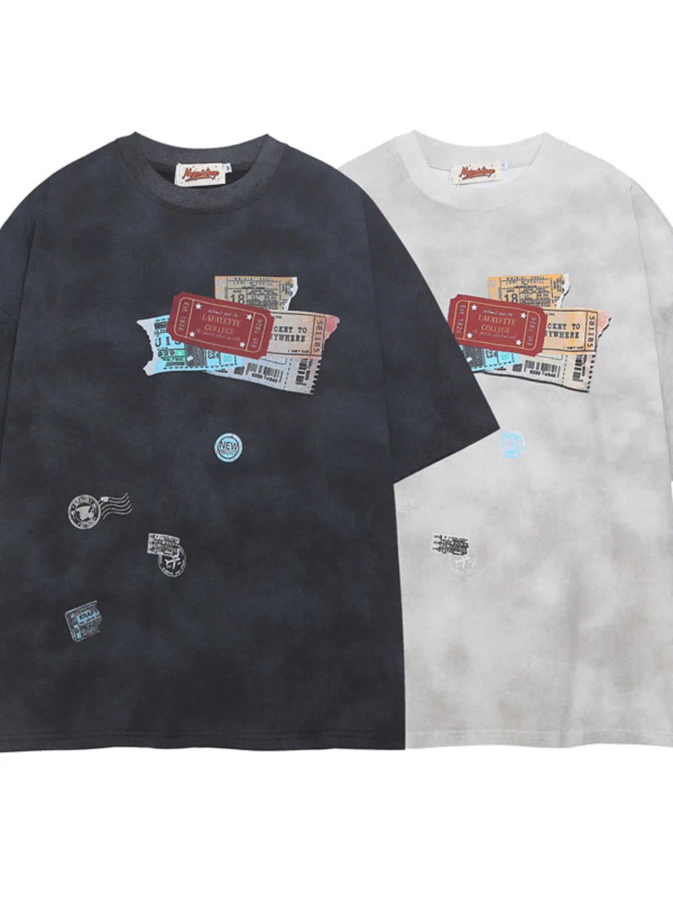 Men's Oversized Round Neck T-Shirt - Velora Luxury Fashion