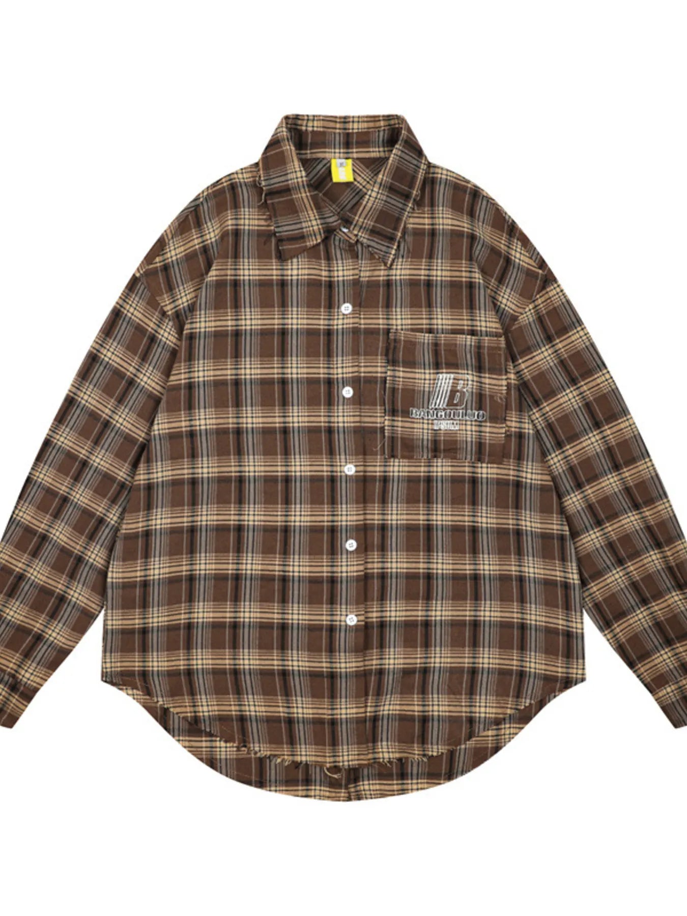 Men's Plaid Button-Down Shirt - Velora Luxury Fashion
