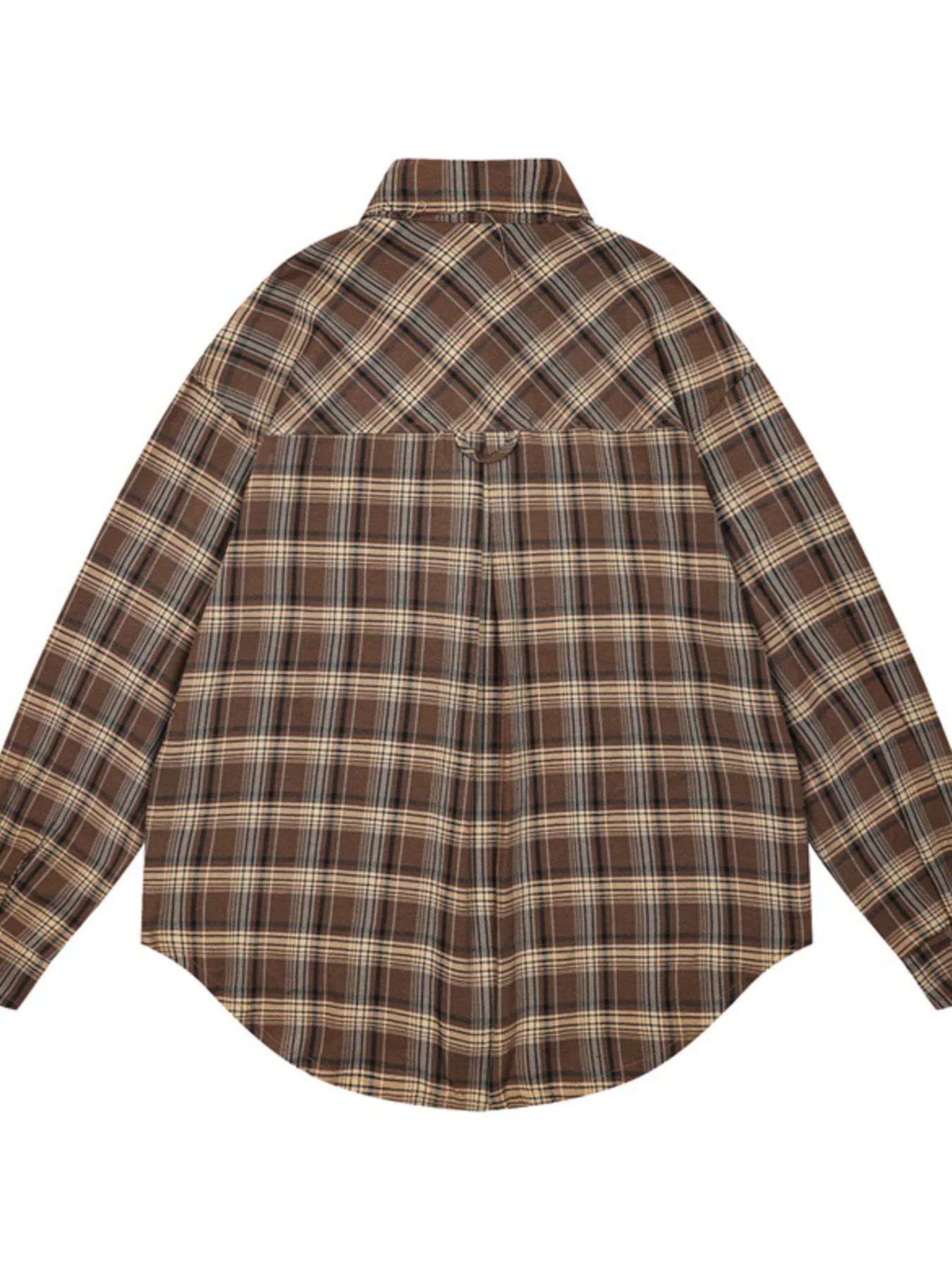 Men's Plaid Button-Down Shirt - Velora Luxury Fashion