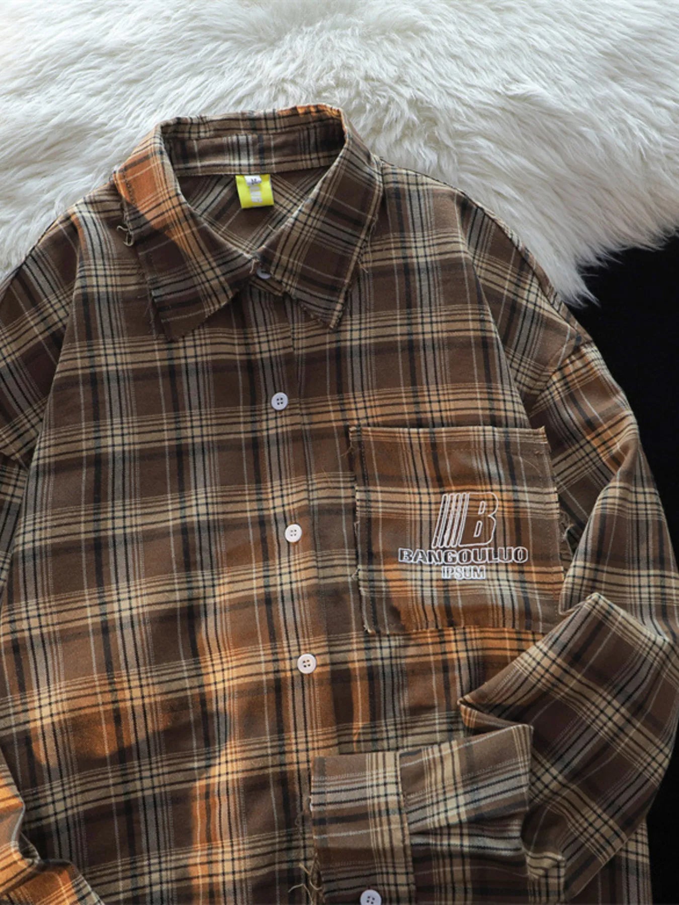 Men's Plaid Button-Down Shirt - Velora Luxury Fashion