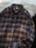Men's Plaid Button-Down Shirt - Velora Luxury Fashion