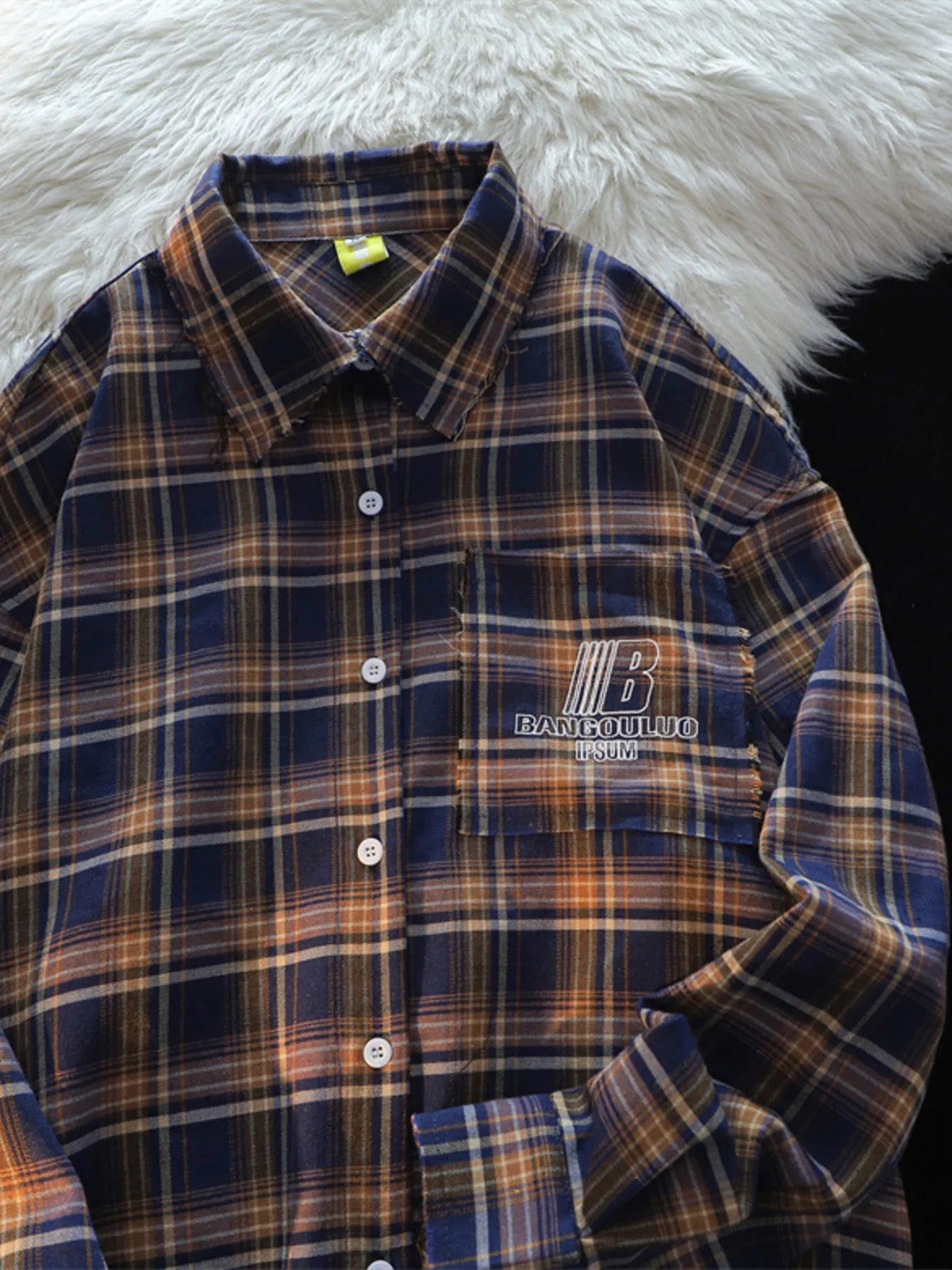 Men's Plaid Button-Down Shirt - Velora Luxury Fashion