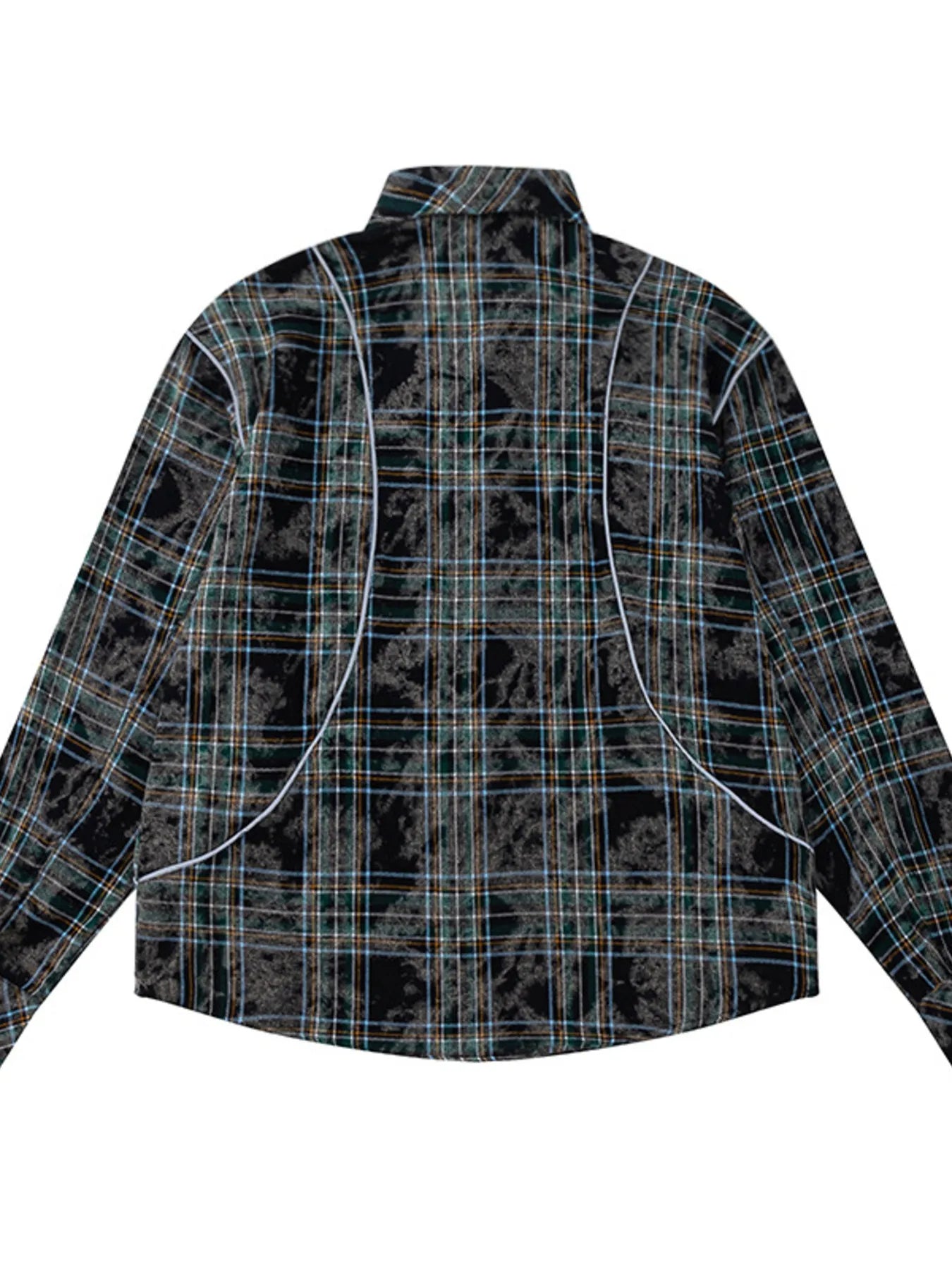 Men's Plaid Button-Up Shirt - Velora Luxury Fashion