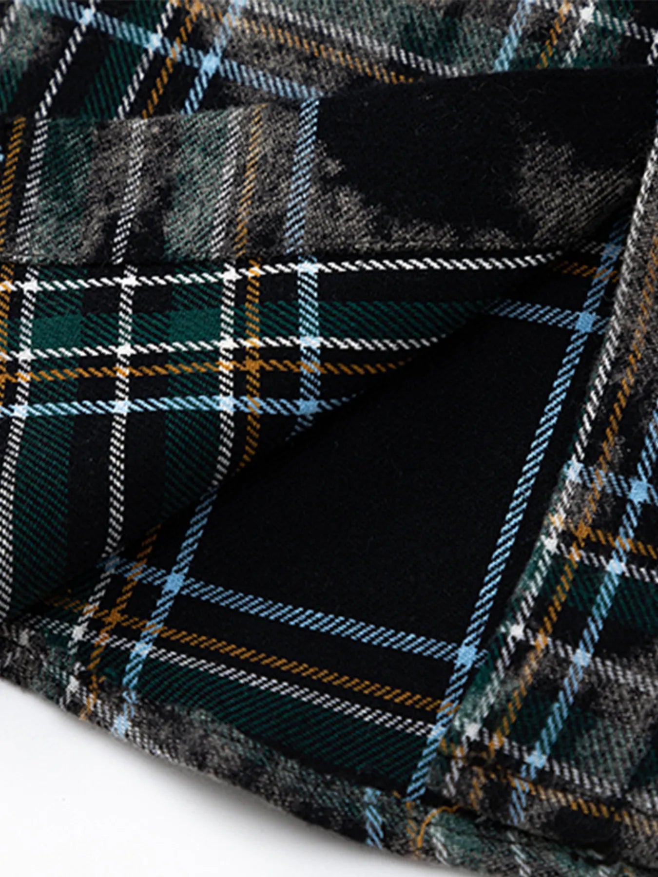 Men's Plaid Button-Up Shirt - Velora Luxury Fashion