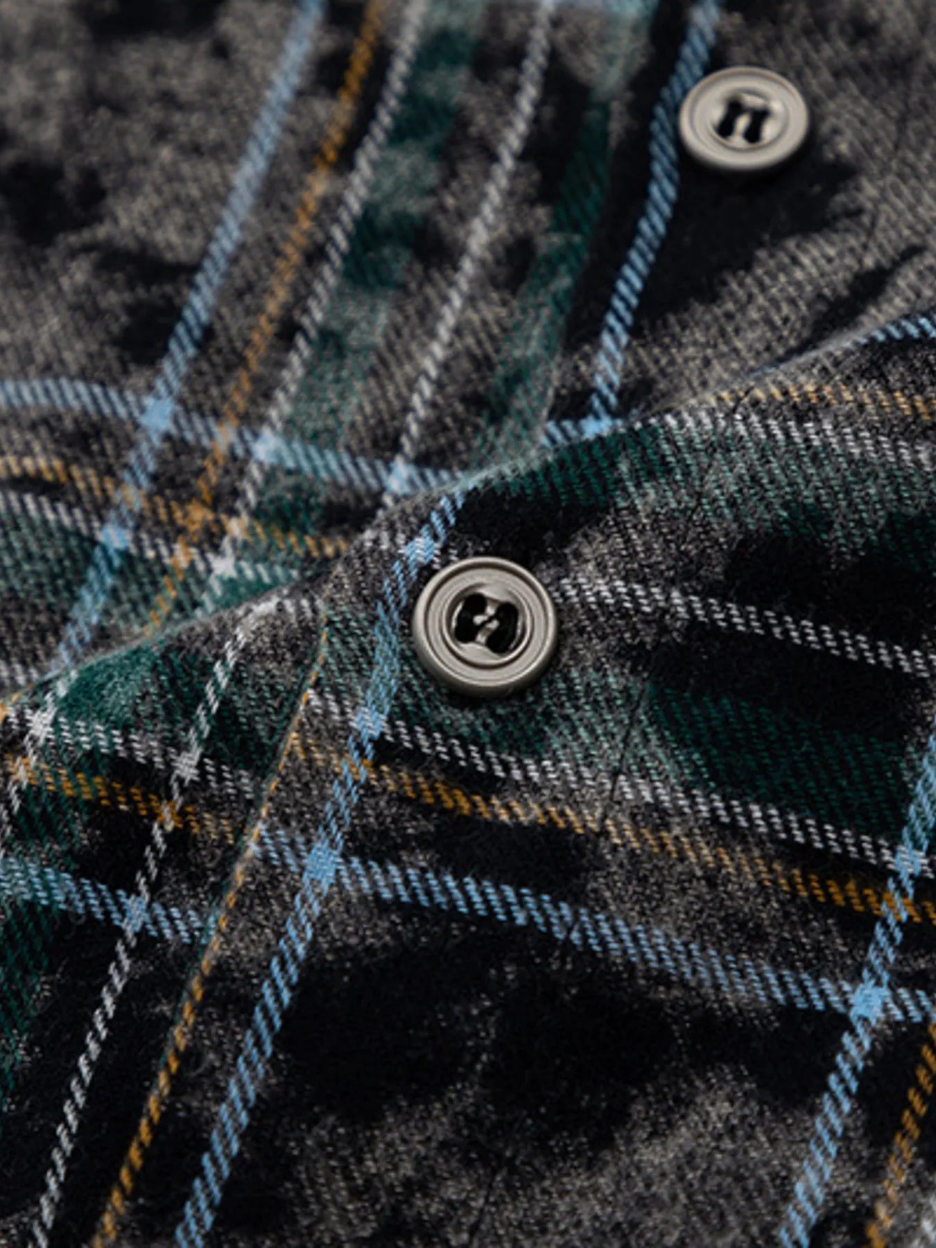 Men's Plaid Button-Up Shirt - Velora Luxury Fashion