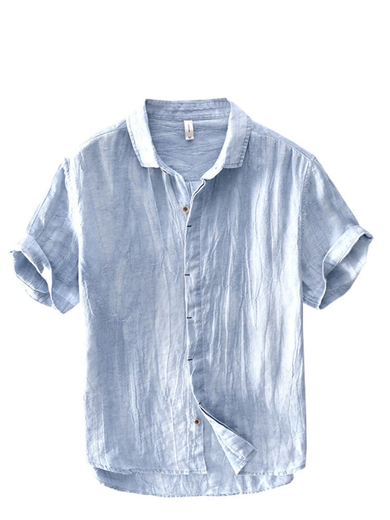 Men's Plus Size Button Up Short Sleeve Shirt - Velora Luxury Fashion