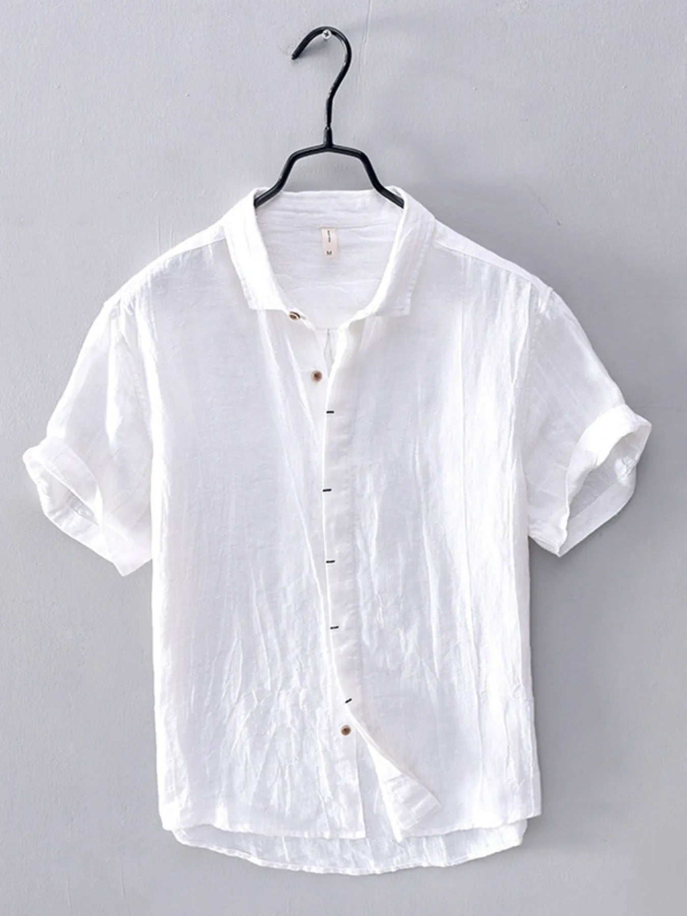 Men's Plus Size Button Up Short Sleeve Shirt - Velora Luxury Fashion