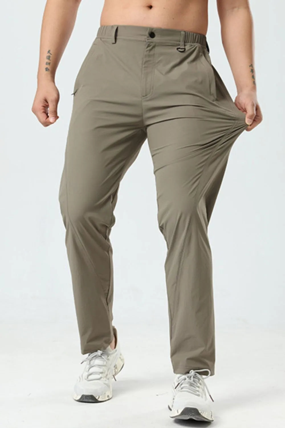 Men's Plus Size Casual Pocketed Pants - Velora Luxury Fashion