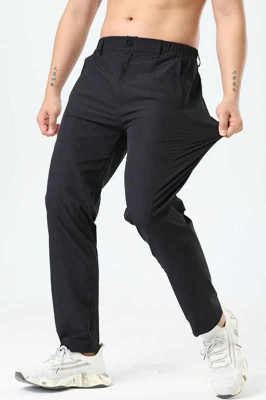 Men's Plus Size Casual Pocketed Pants - Velora Luxury Fashion