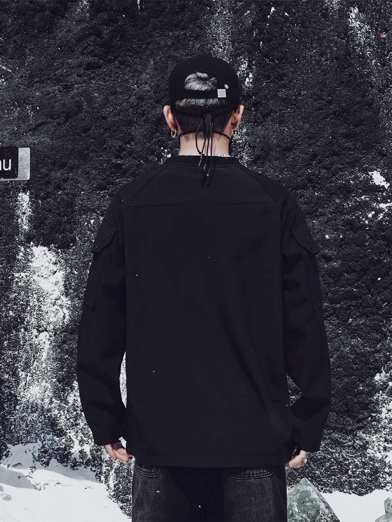 Men's Plus Size Crew Neck Long Sleeve Sweatshirt - Velora Luxury Fashion