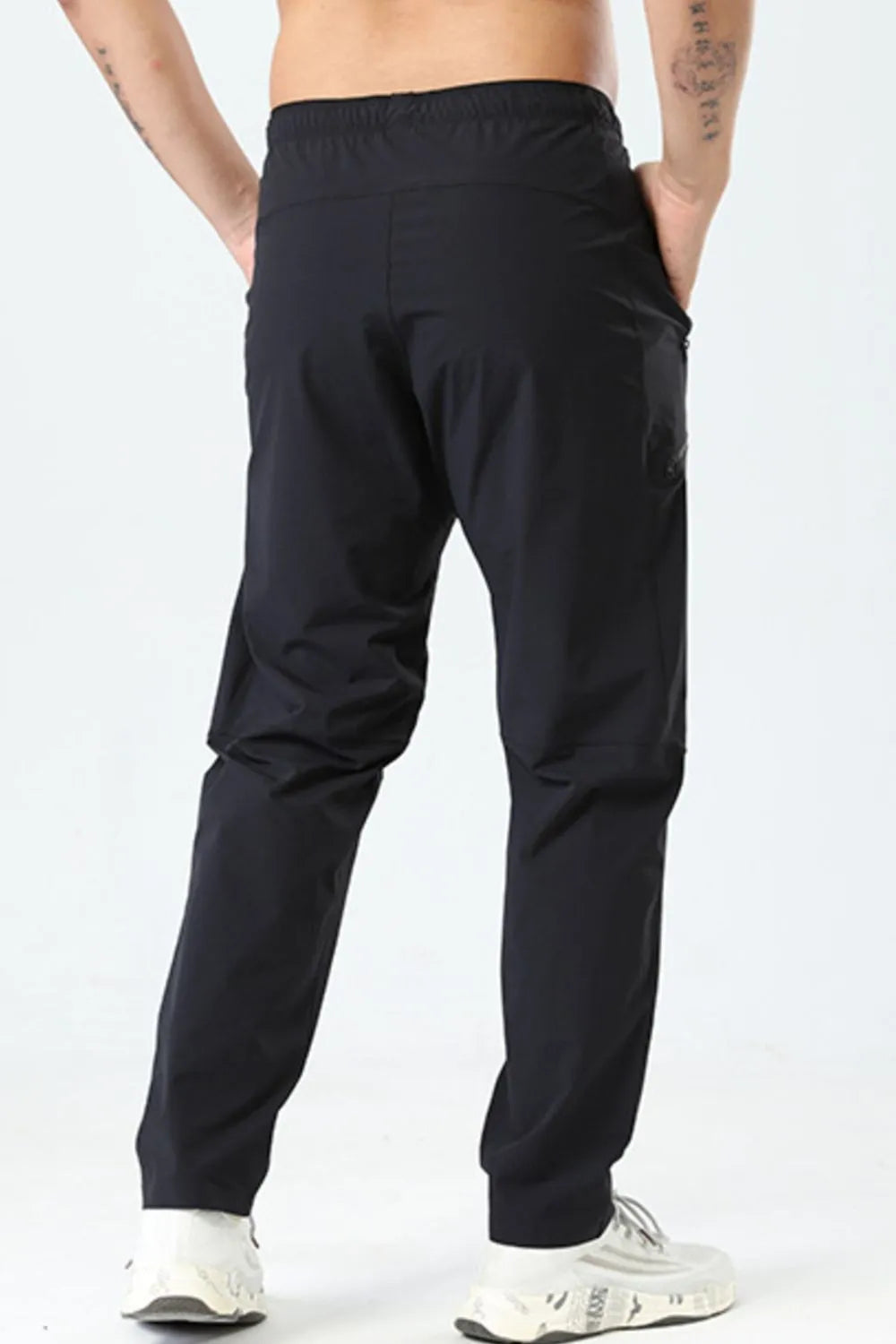 Men's Plus Size Elastic Waist Loose Fit Pants - Velora Luxury Fashion