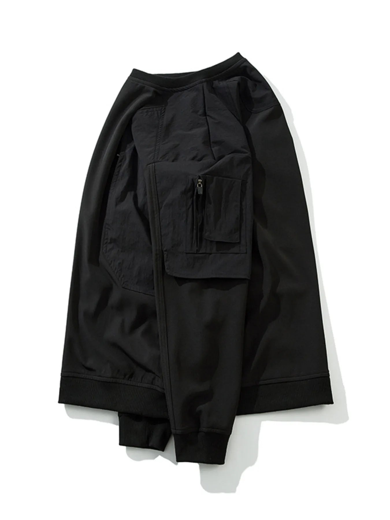 Men's Plus Size Oversized Layered Sleeve Sweatshirt - Velora Luxury Fashion