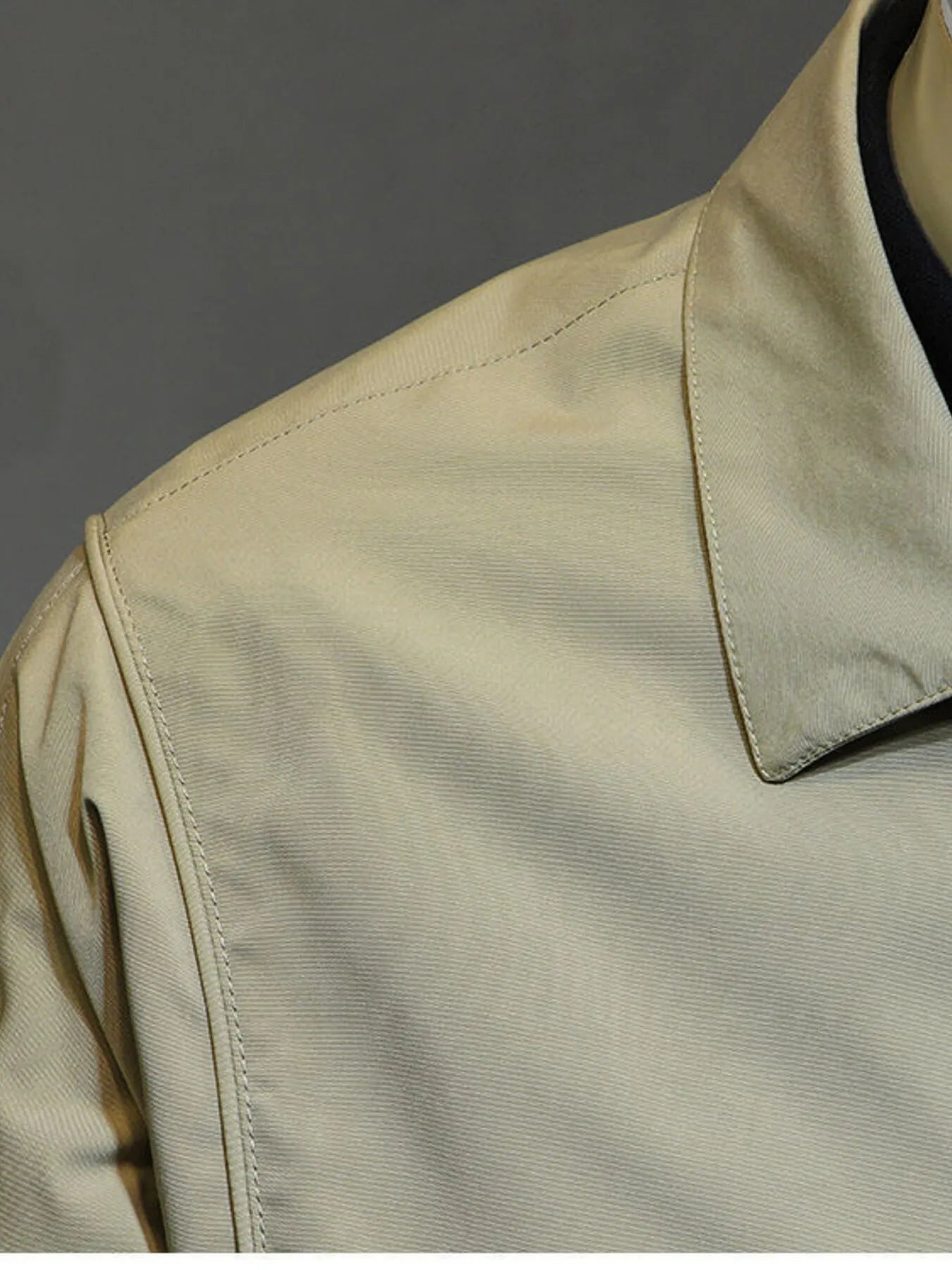 Men's Plus Size Snap Down Long Sleeve Jacket - Velora Luxury Fashion