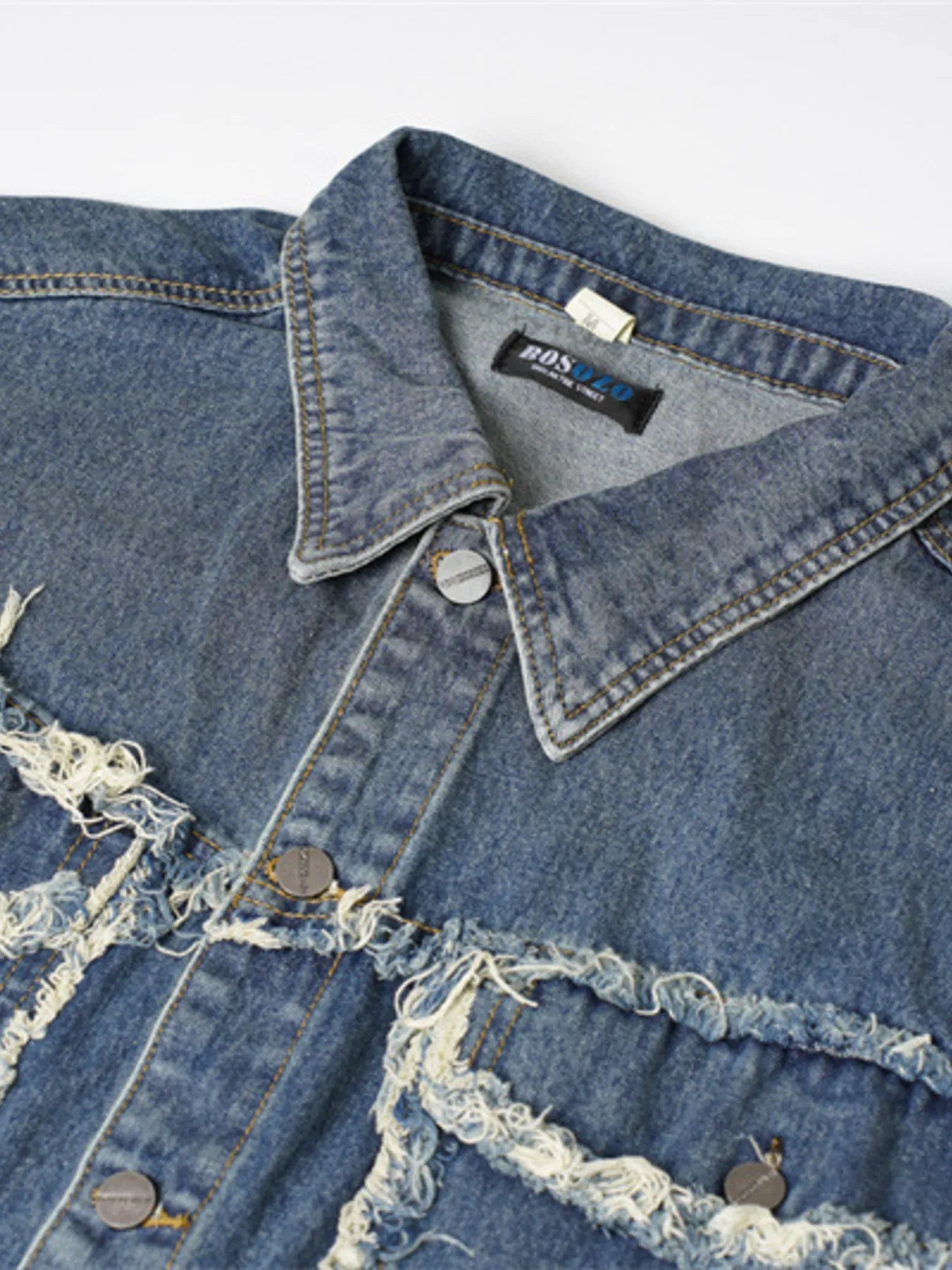 Men's Raw Hem Button Up Sleeveless Denim Jacket - Velora Luxury Fashion