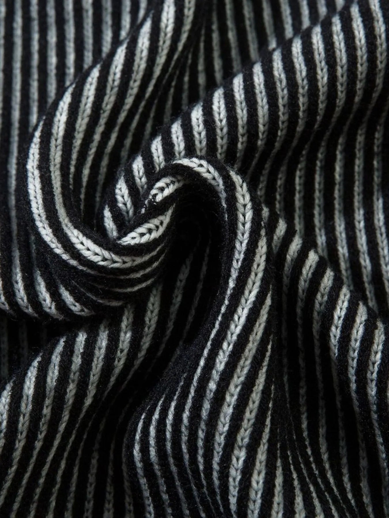 Men's Ribbed Zip-Up Cardigan - Velora Luxury Fashion