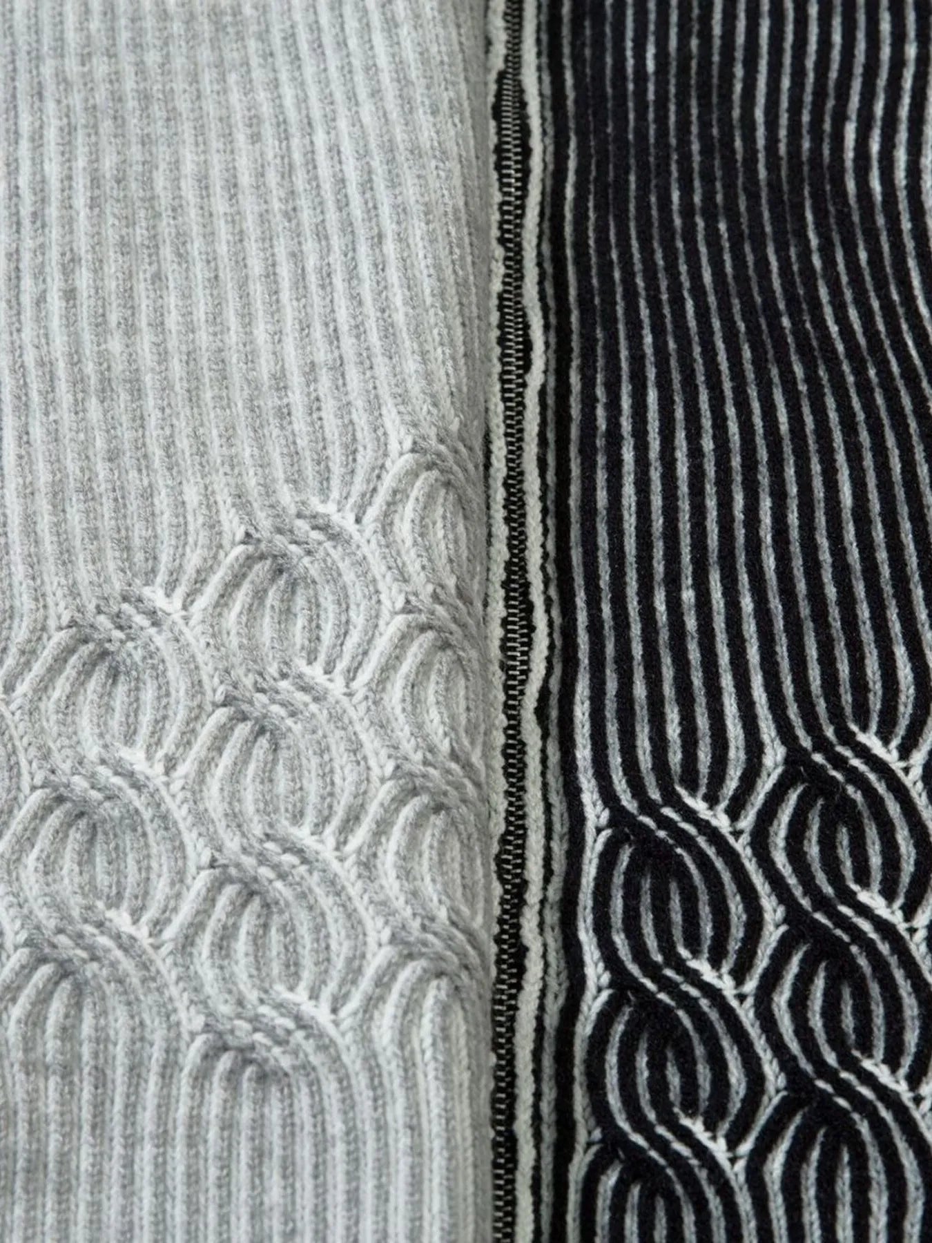 Men's Ribbed Zip-Up Cardigan - Velora Luxury Fashion