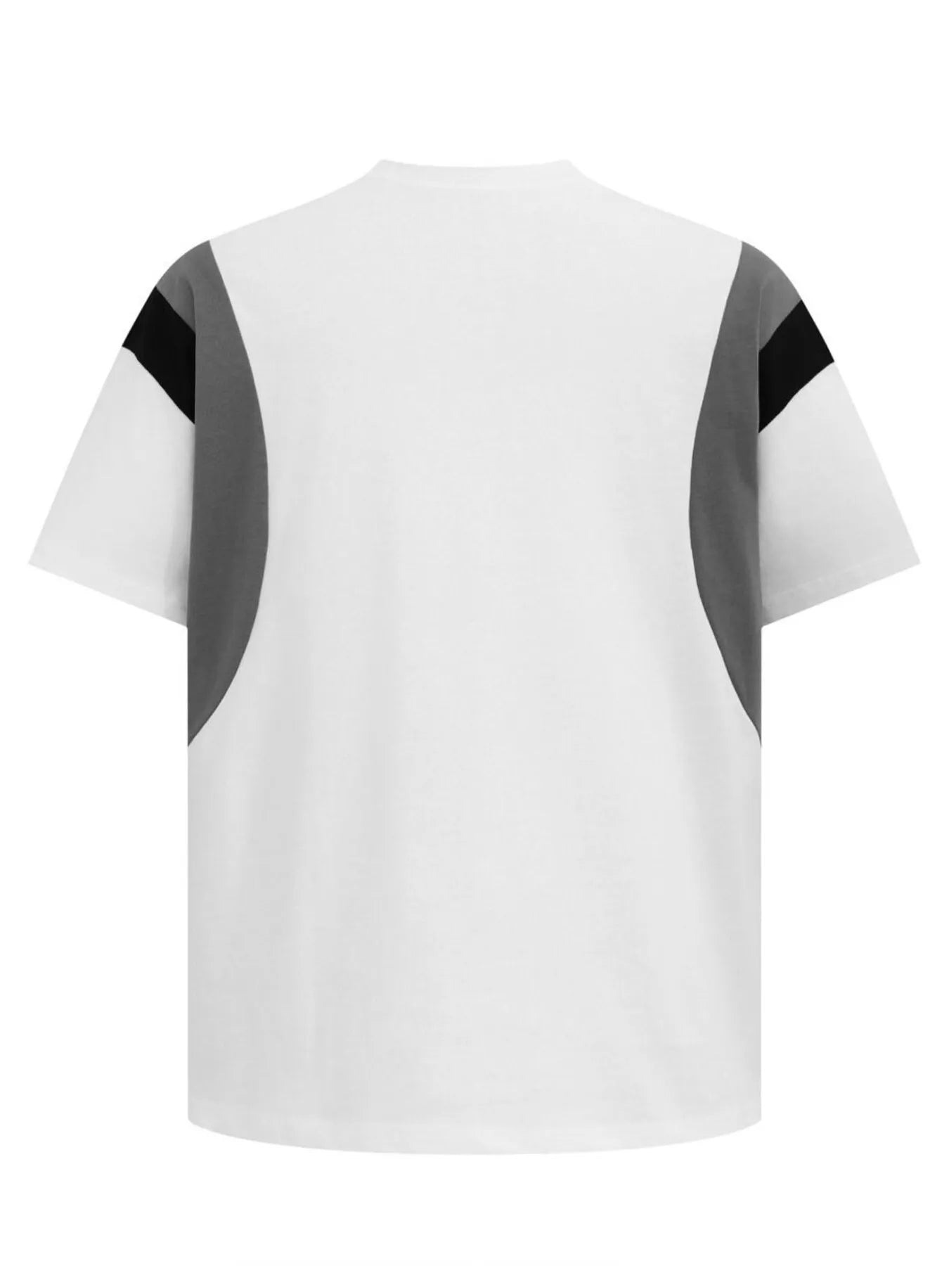 Men's Round Neck Color Block T-Shirt - Velora Luxury Fashion