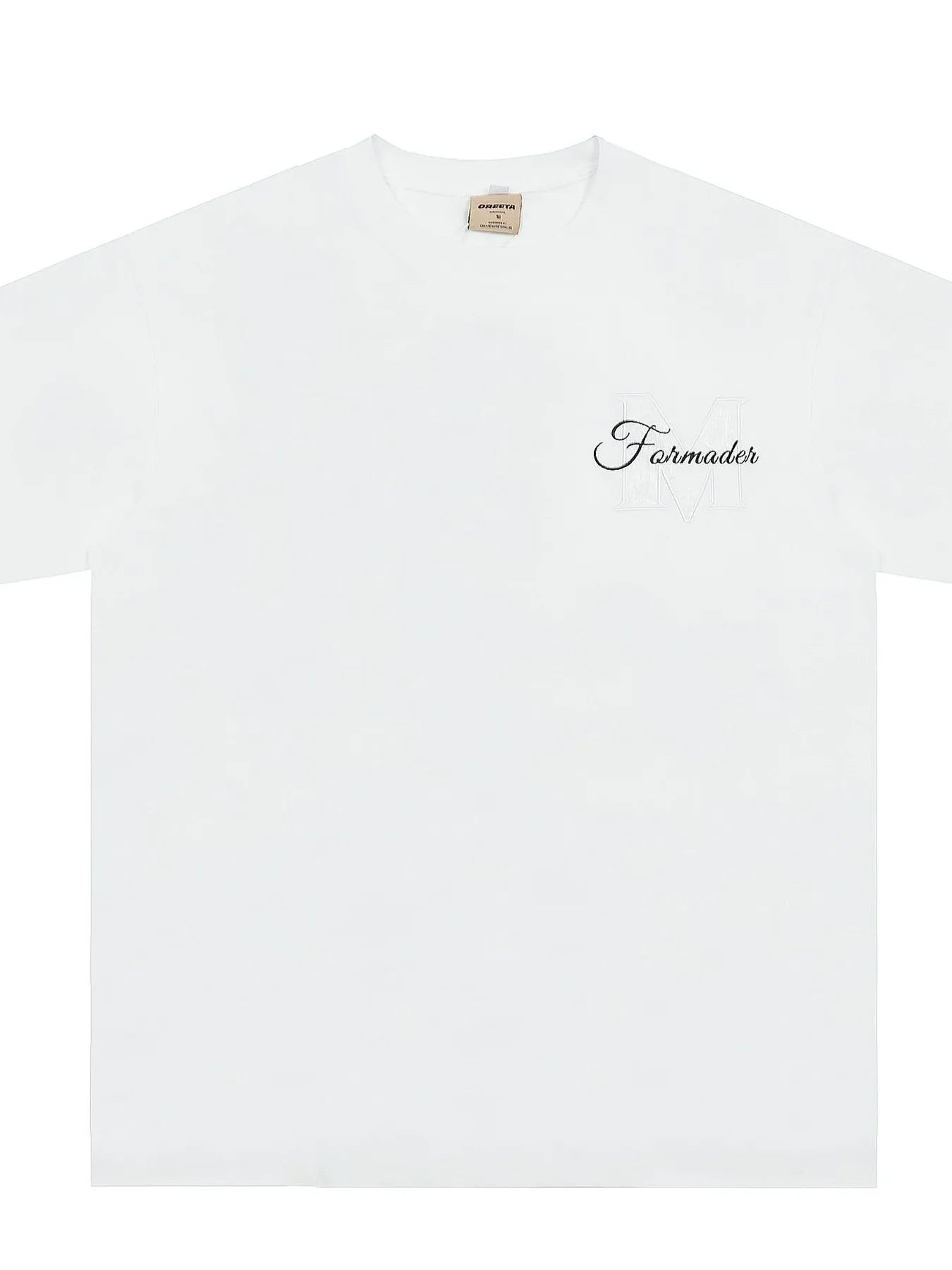 Men's Round Neck Embroidered Letter T-Shirt - Velora Luxury Fashion