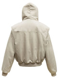 Men's Sherpa Lined Hooded Bomber Jacket - Velora Luxury Fashion