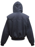 Men's Sherpa Lined Hooded Bomber Jacket - Velora Luxury Fashion