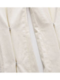 Men's Slim Straight Jeans with Snap Detail - Velora Luxury Fashion