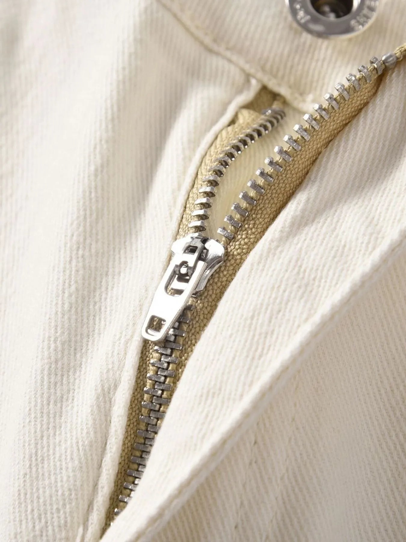 Men's Slim Straight Jeans with Snap Detail - Velora Luxury Fashion