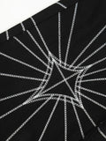 Men's Spider Web Embroidered Flared Jeans - Velora Luxury Fashion
