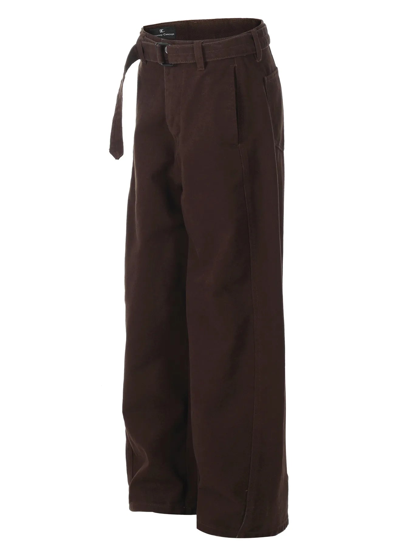 Men's Straight Cargo Pants with Belted - Velora Luxury Fashion