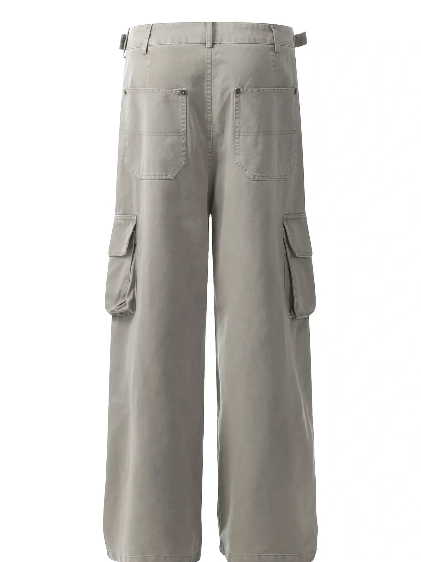 Men's Straight Cargo Pants with Multiple Pockets - Velora Luxury Fashion