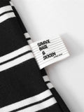 Men's Striped Round Neck Long Sleeve T-Shirt - Velora Luxury Fashion