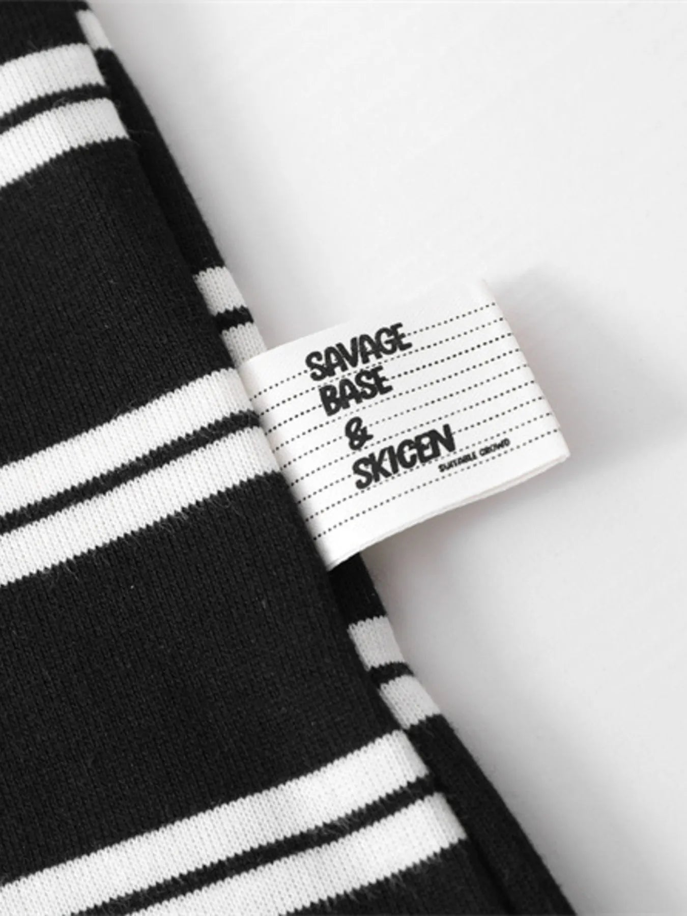 Men's Striped Round Neck Long Sleeve T-Shirt - Velora Luxury Fashion