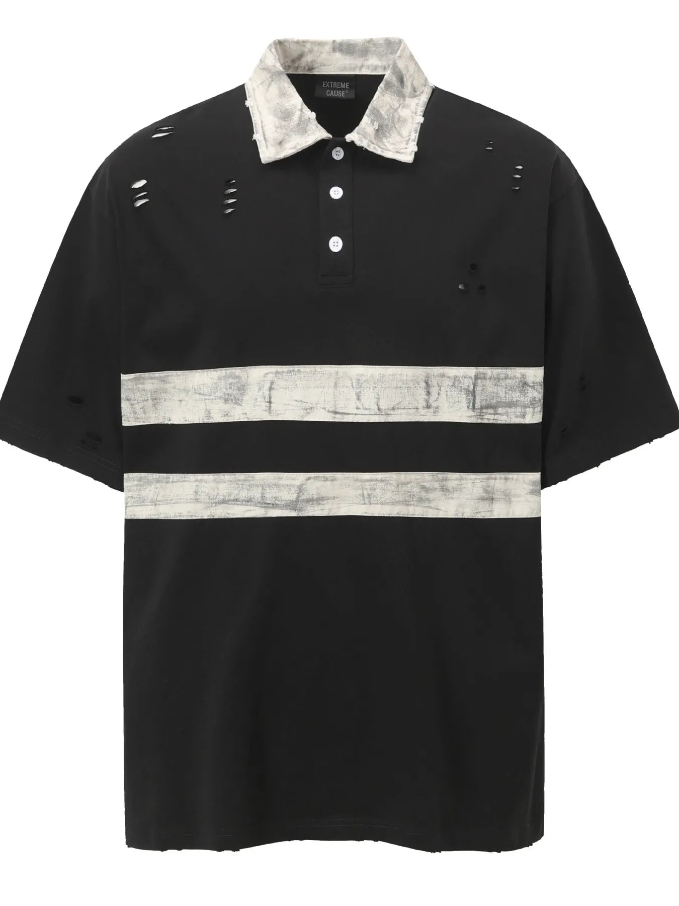 Men's Striped Short Sleeve Polo - Velora Luxury Fashion