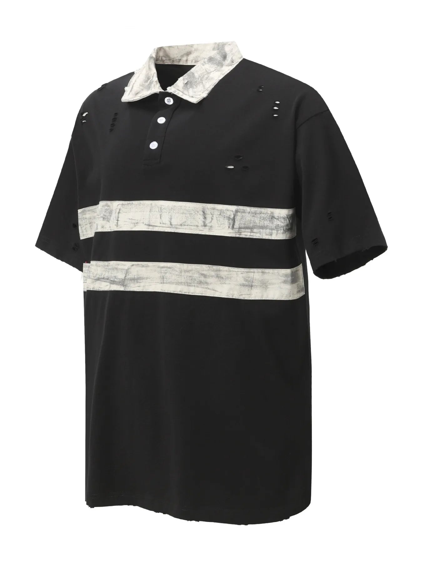 Men's Striped Short Sleeve Polo - Velora Luxury Fashion
