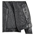 Men's Tall Classic Side Lace Leather Motorcycle Jacket - Velora Luxury Fashion