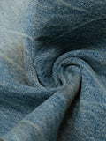 Men's Vintage Distressed Wide Leg Denim Jeans - Velora Luxury Fashion