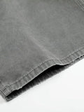 Men's Washed Distressed Curved Jeans - Velora Luxury Fashion