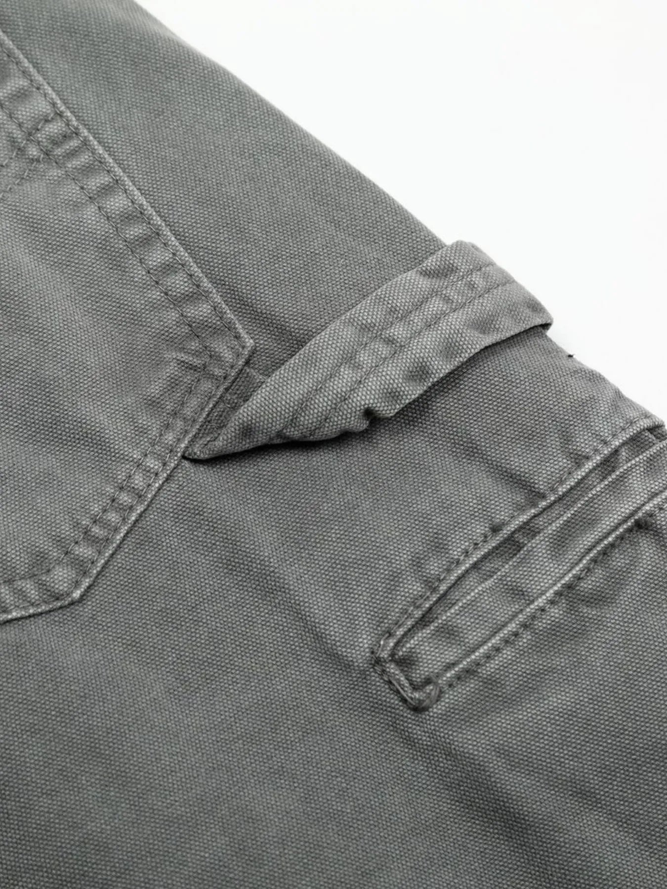 Men's Washed Distressed Curved Jeans - Velora Luxury Fashion