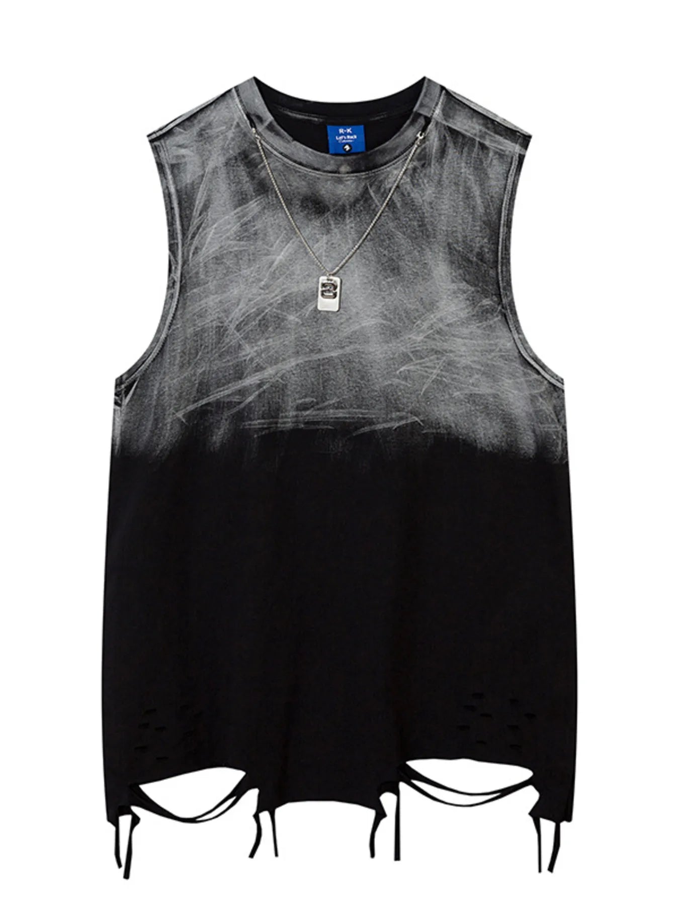 Men's Washed Round Neck Tank - Velora Luxury Fashion