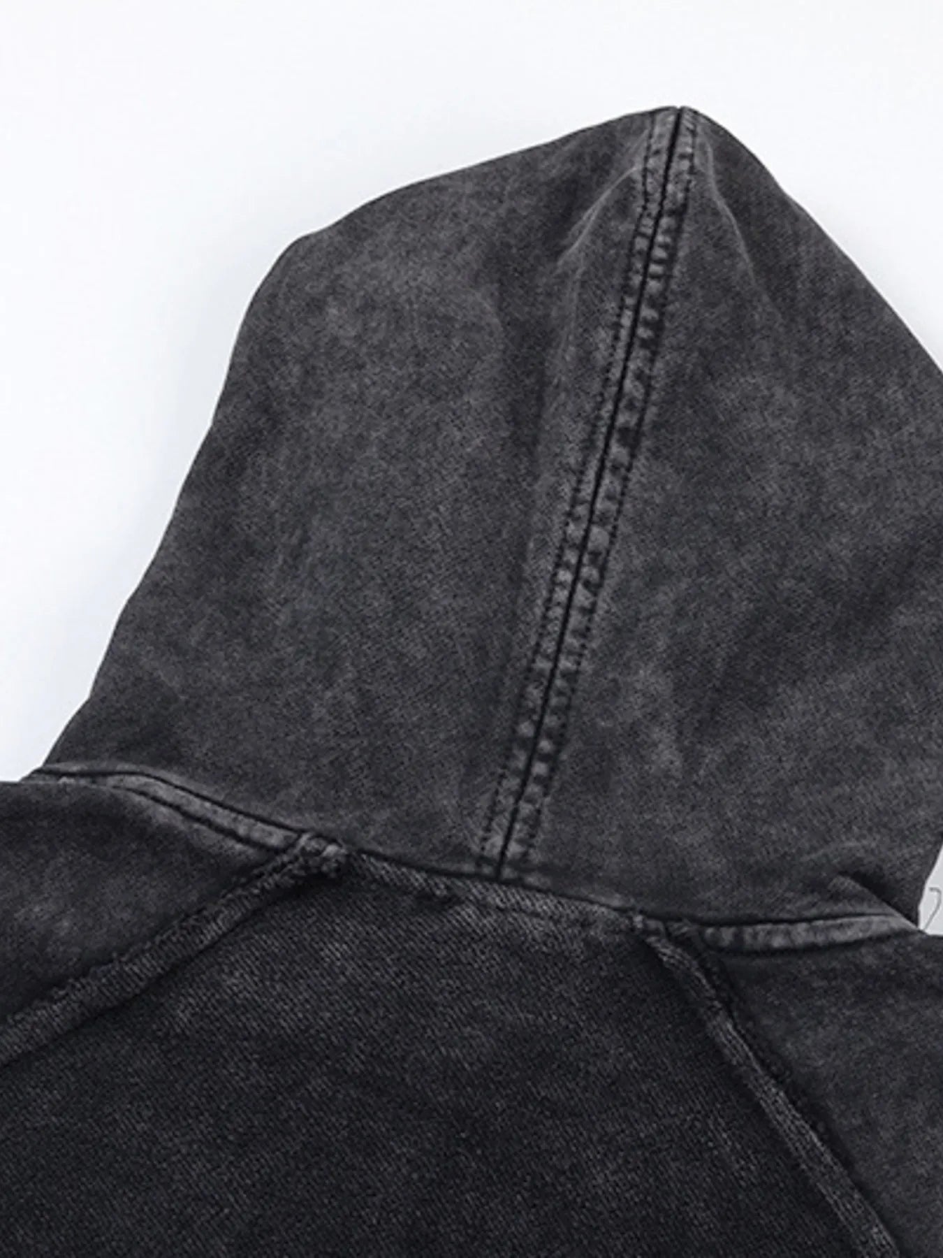 Men's Washed Zip-Up Hoodie with Pockets - Velora Luxury Fashion