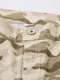 Men's Wide Leg Camo Print Cargo Pants - Velora Luxury Fashion