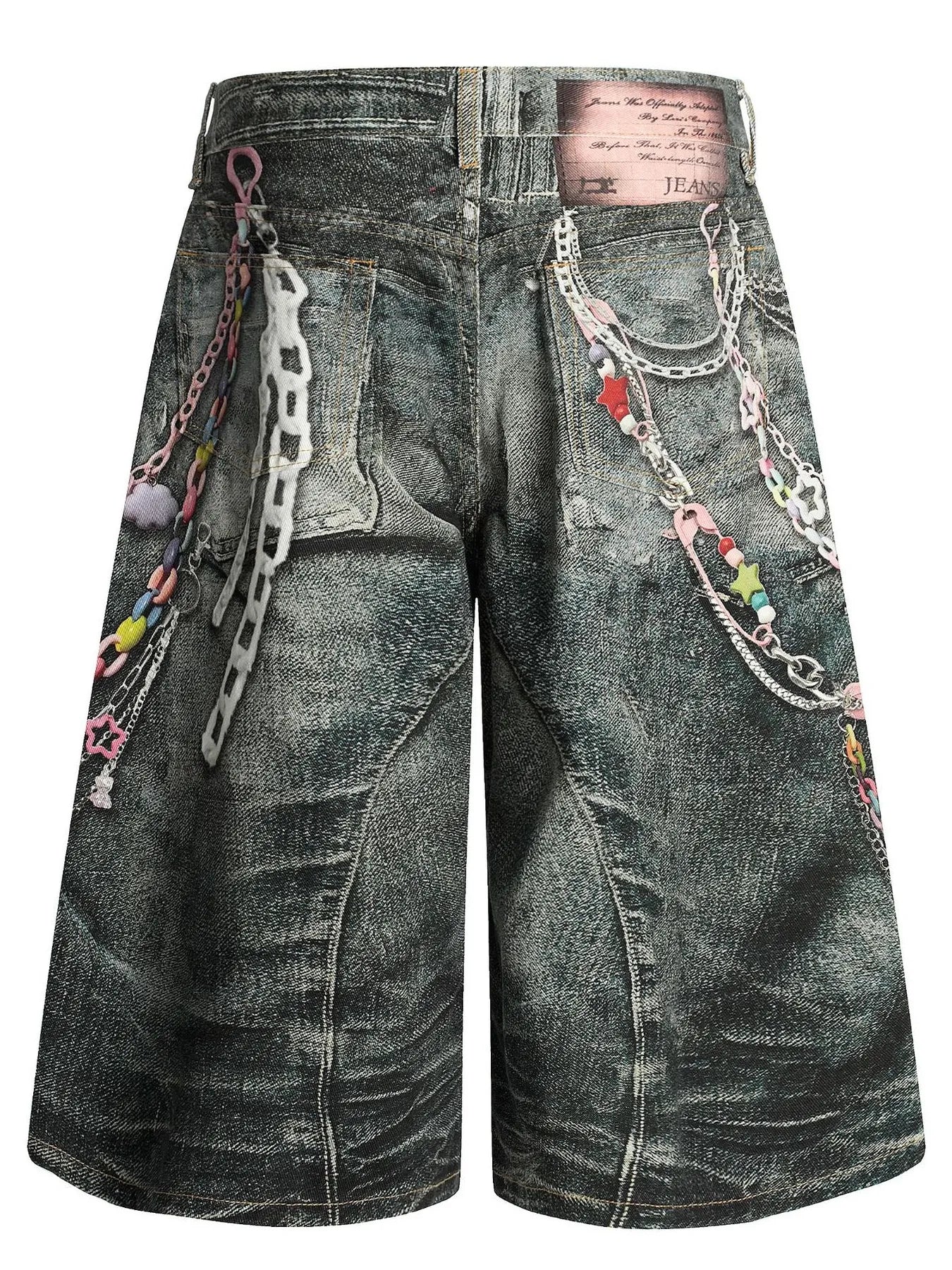 Men's Wide Leg Denim Shorts - Velora Luxury Fashion