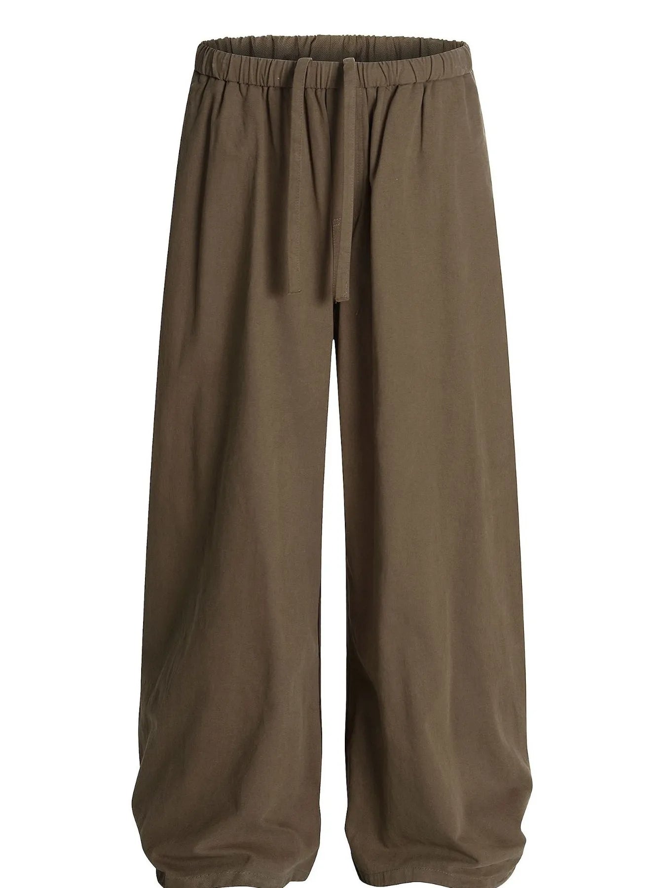 Men's Wide Leg Drawstring Elastic Waist Pants - Velora Luxury Fashion