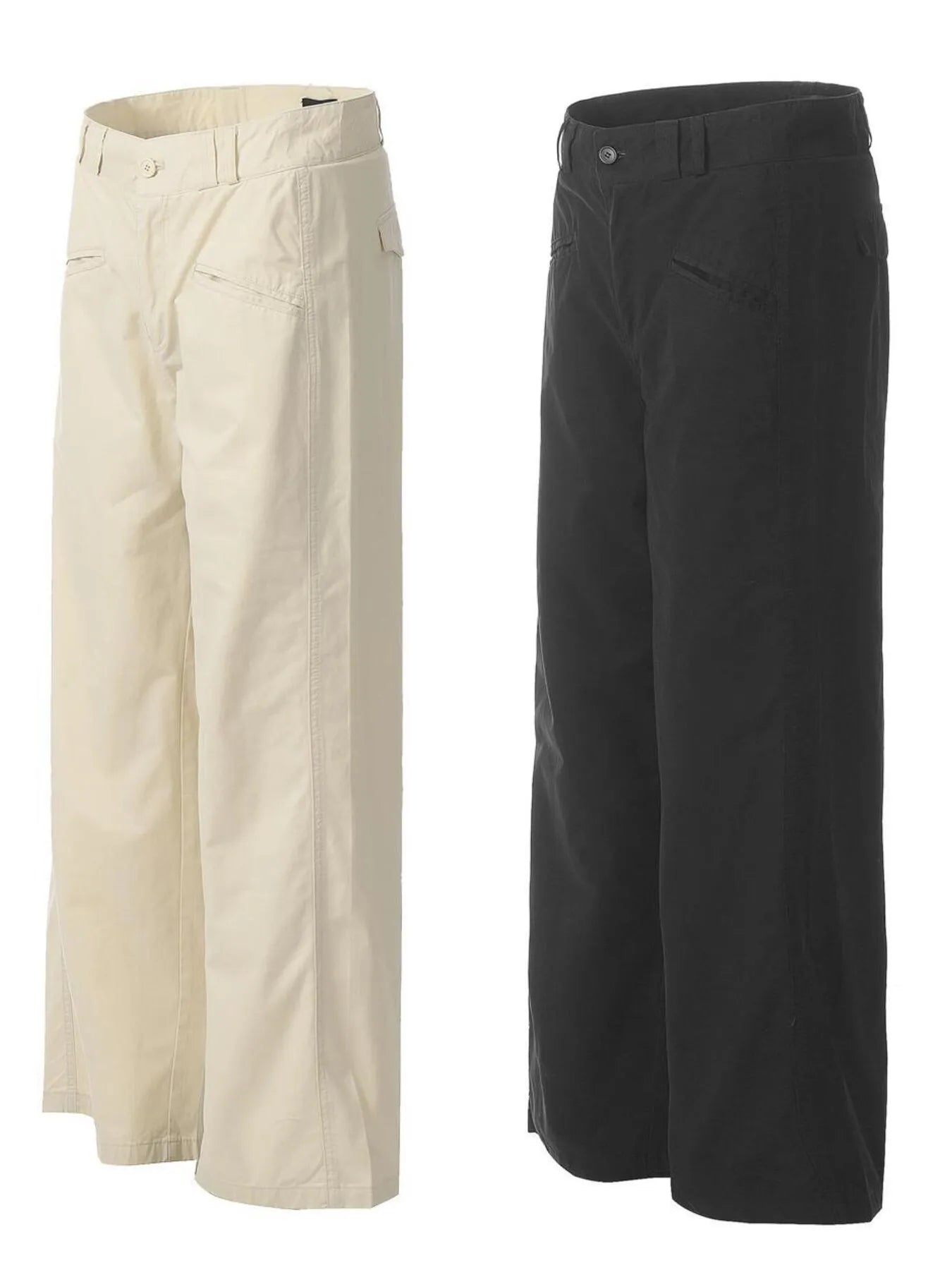 Men's ’Wide Leg High Waist Pants - Velora Luxury Fashion