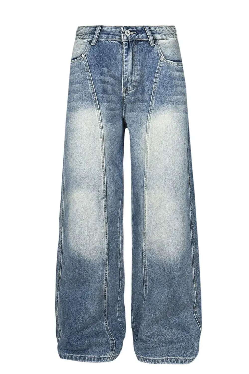 Men's Wide Leg Jeans - Velora Luxury Fashion