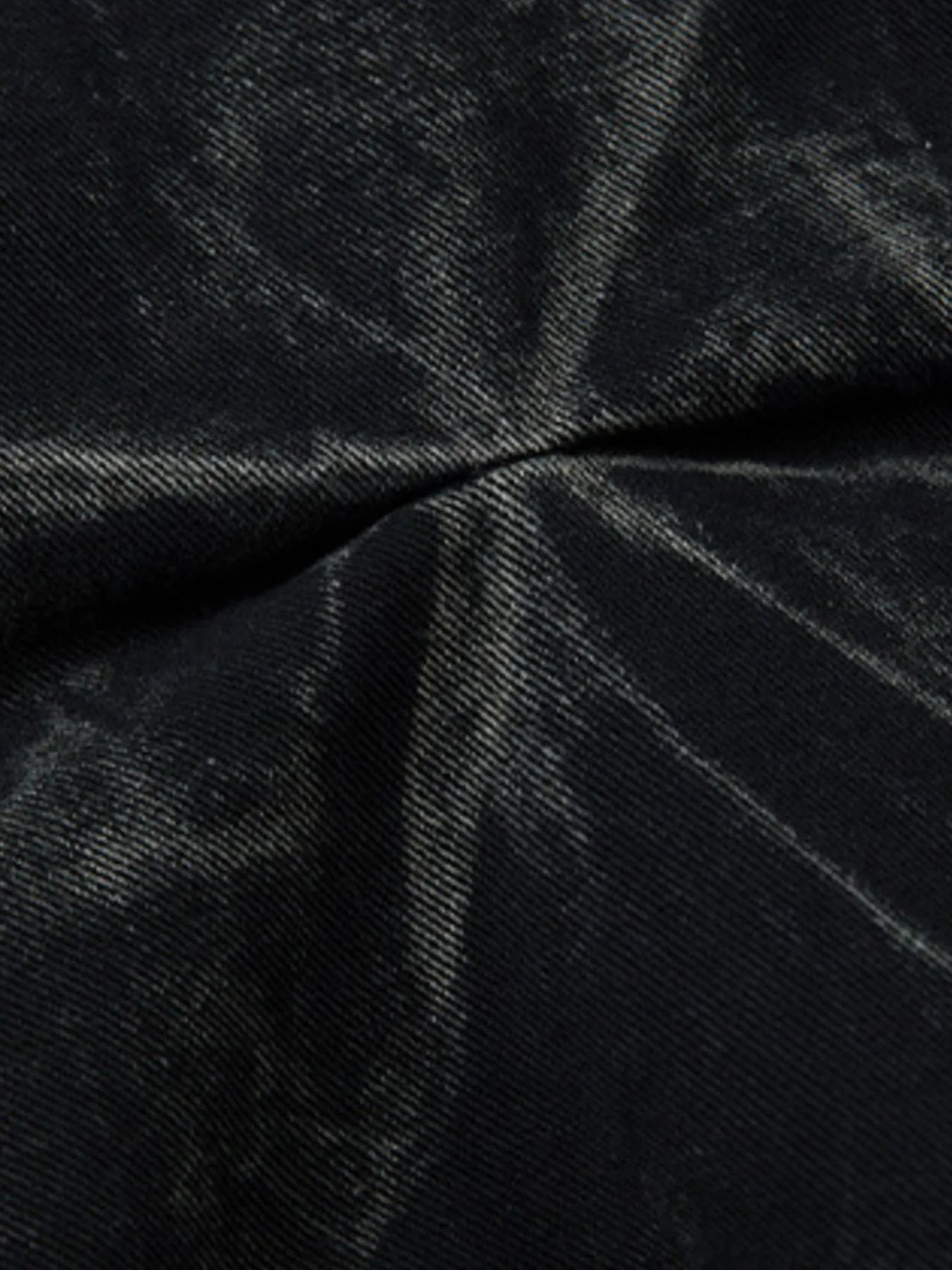 Men's Wide Leg Jeans with Ruched Detail - Velora Luxury Fashion